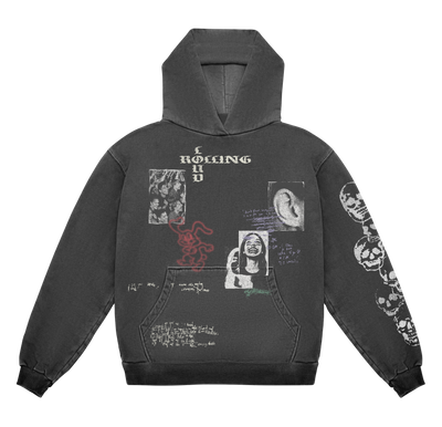 Moments Washed Black US 26 Lineup Hoodie