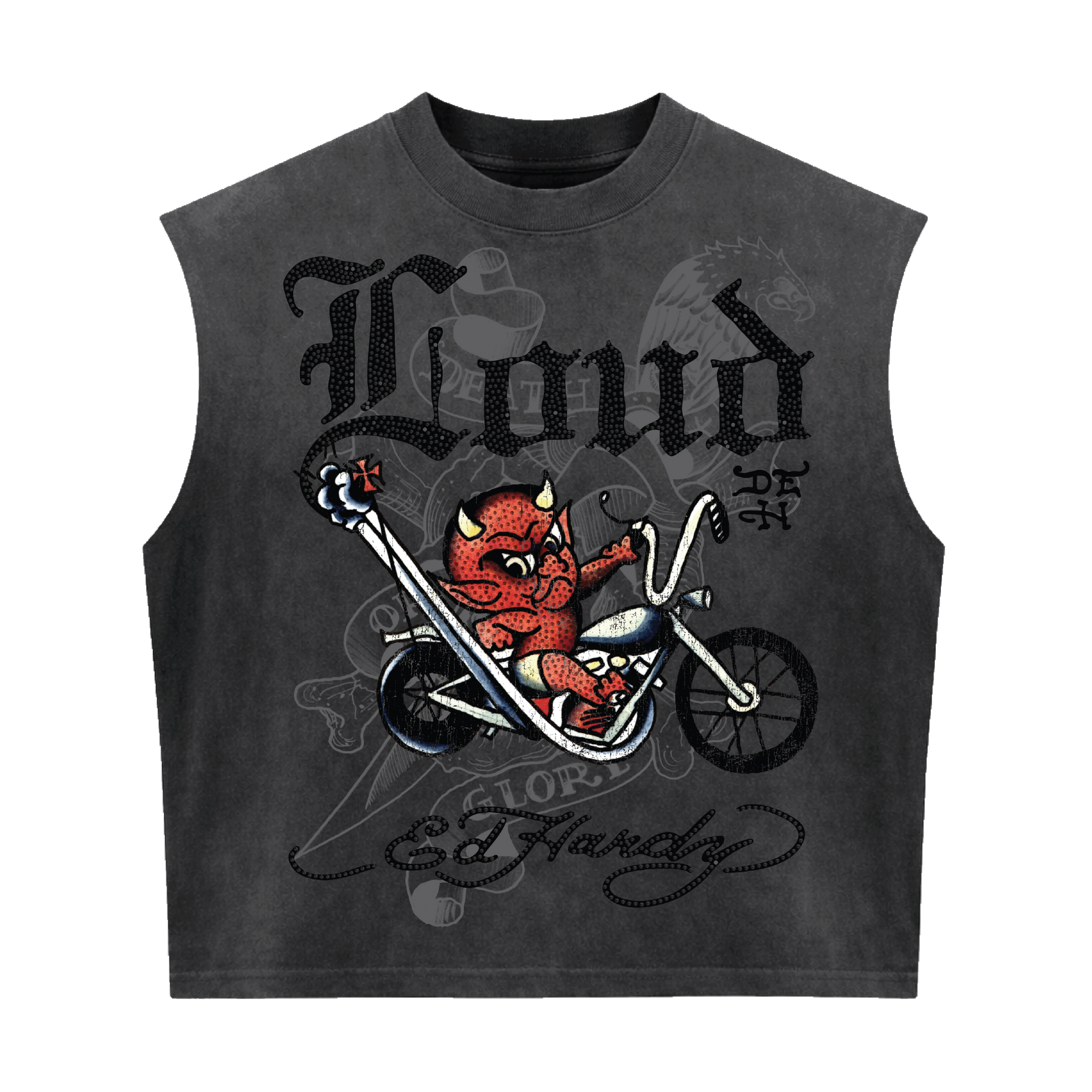 RL X ED HARDY LOUD DEVIL MUSCLE TANK