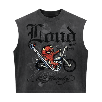 RL X ED HARDY LOUD DEVIL MUSCLE TANK
