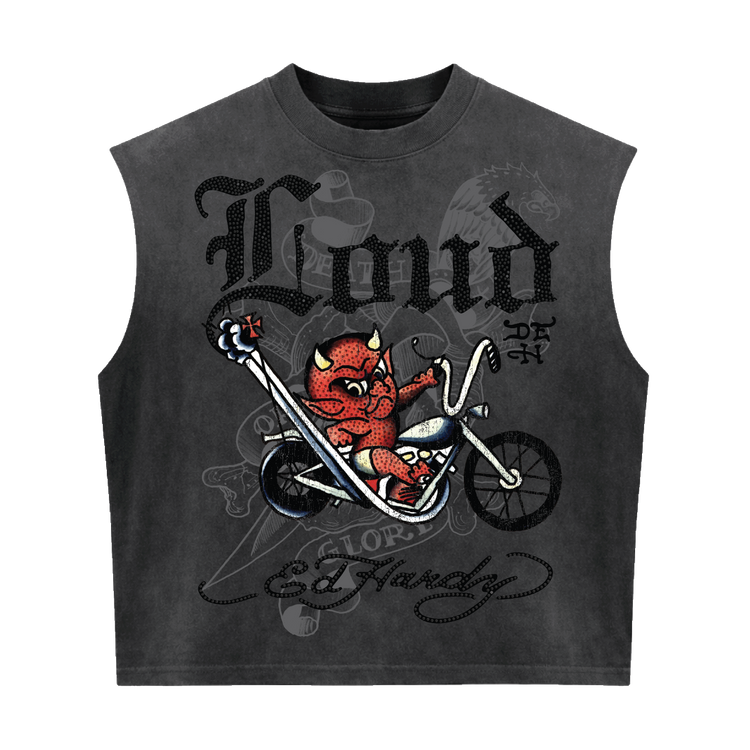 RL X ED HARDY LOUD DEVIL MUSCLE TANK