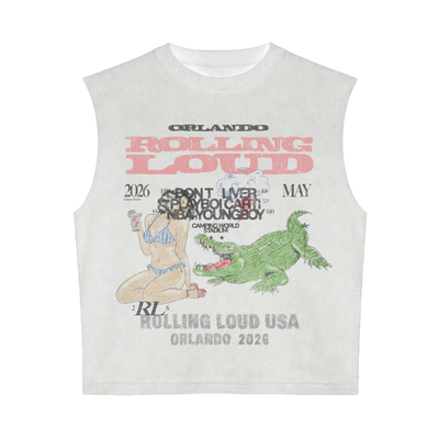 Gator vs Girl Bone Muscle Tank