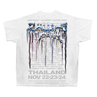 RL Thailand 24 Oil Slick 3M White Lineup Tee