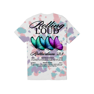 RL Rotterdam 23 On Repeat Tie Dye Lineup Tee