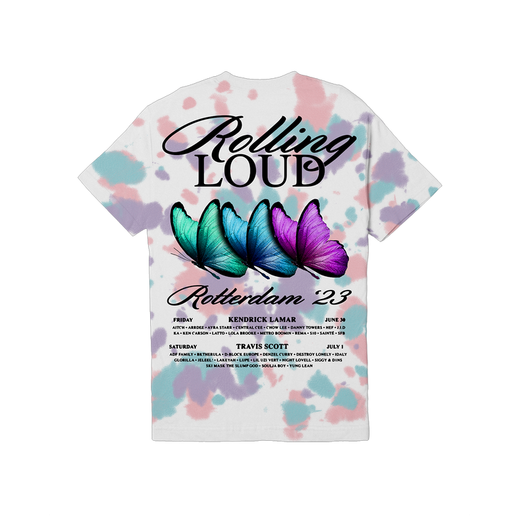 RL Rotterdam 23 On Repeat Tie Dye Lineup Tee