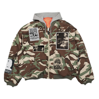 ANARCHY CAMO BOMBER JACKET