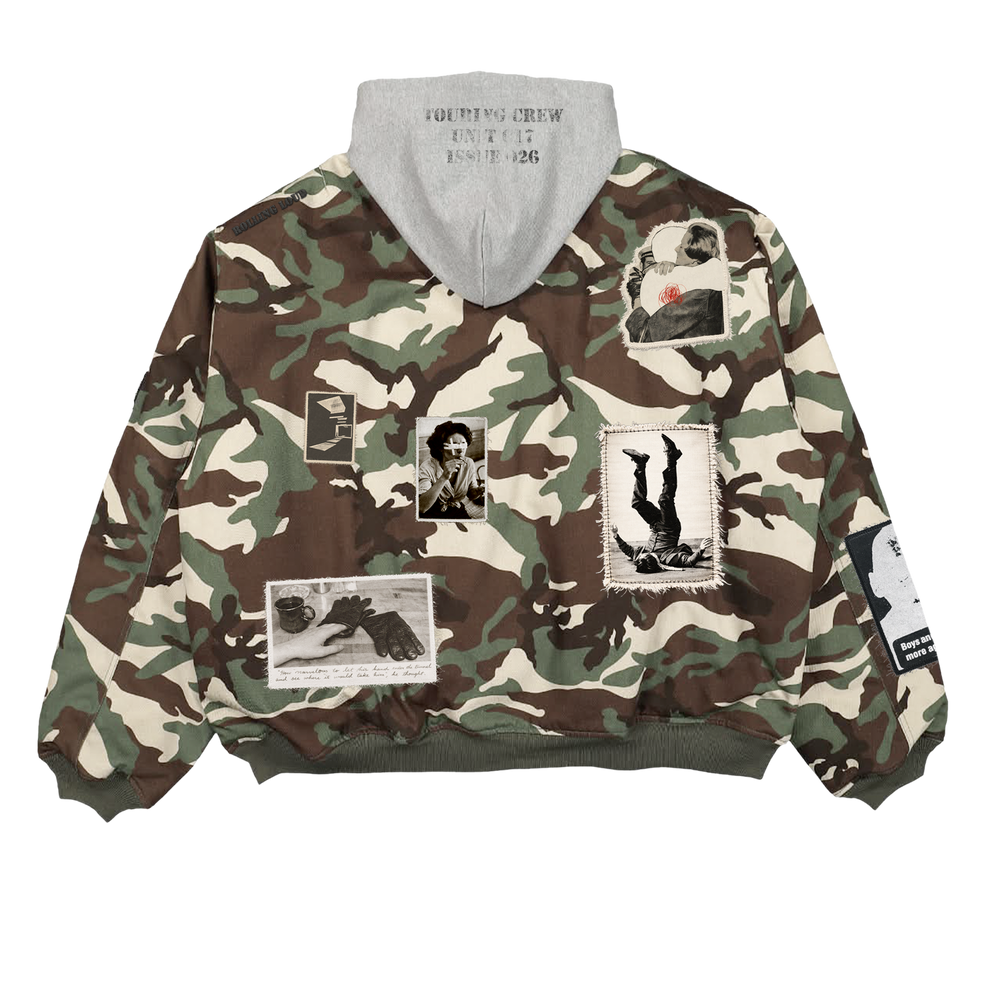 ANARCHY CAMO BOMBER JACKET