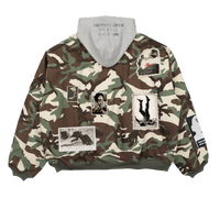 ANARCHY CAMO BOMBER JACKET