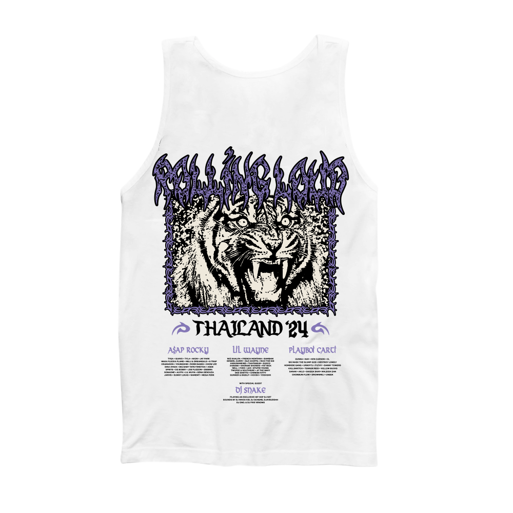 RL Thailand Pounce White Lineup Tank