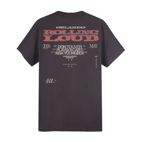 PRESERVATION 26 HEADLINERS VINTAGE BLACK TEE
