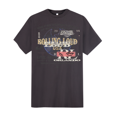 PRESERVATION 26 HEADLINERS VINTAGE BLACK TEE