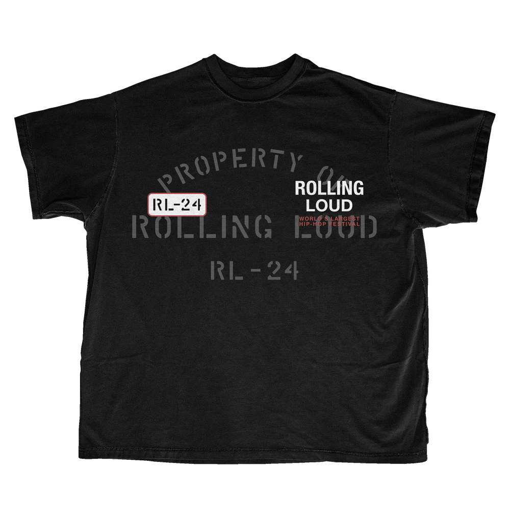 RL LA 24 Property Of Black Lineup Tee