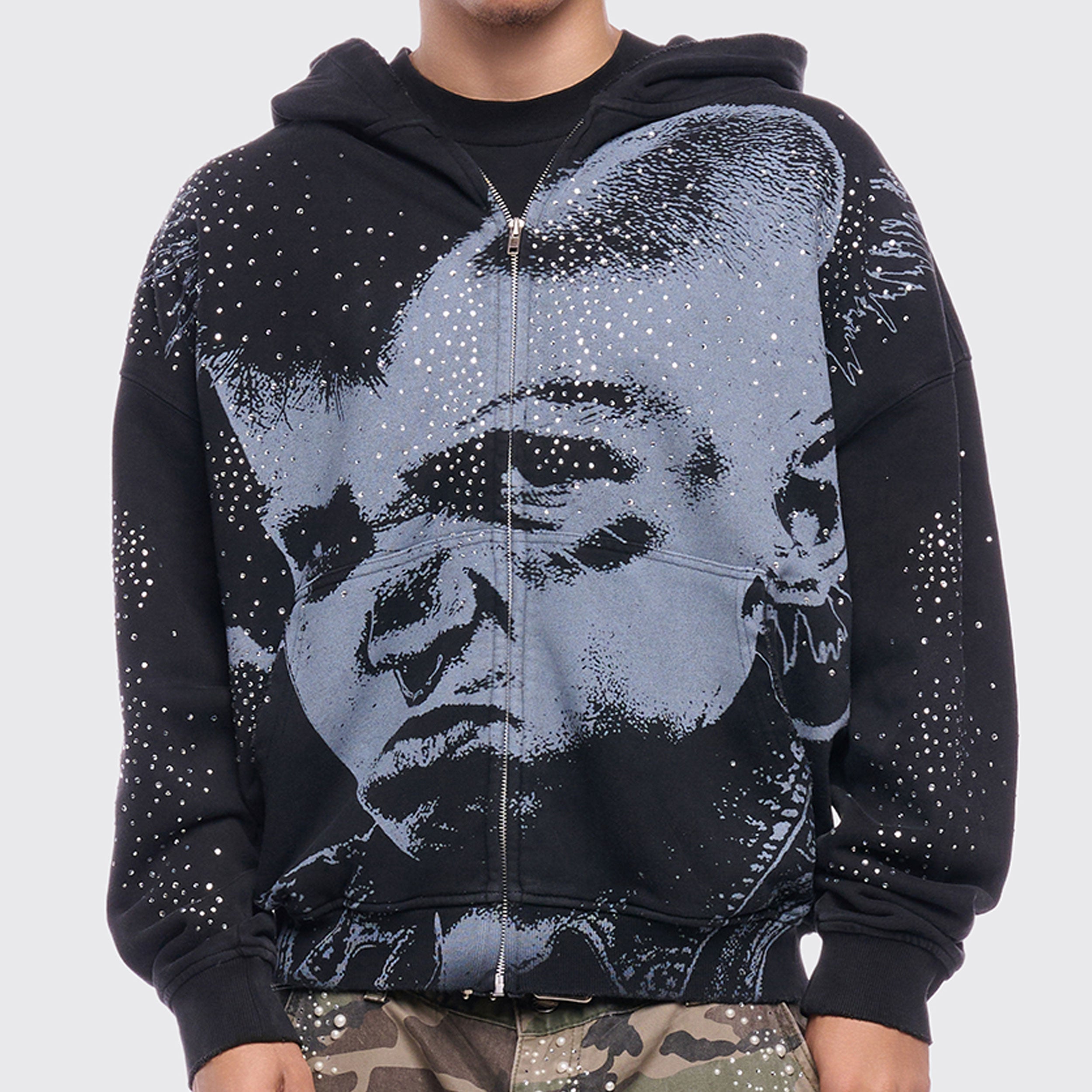 PUNK RIOT ZIP UP HOODIE | Rolling Loud
