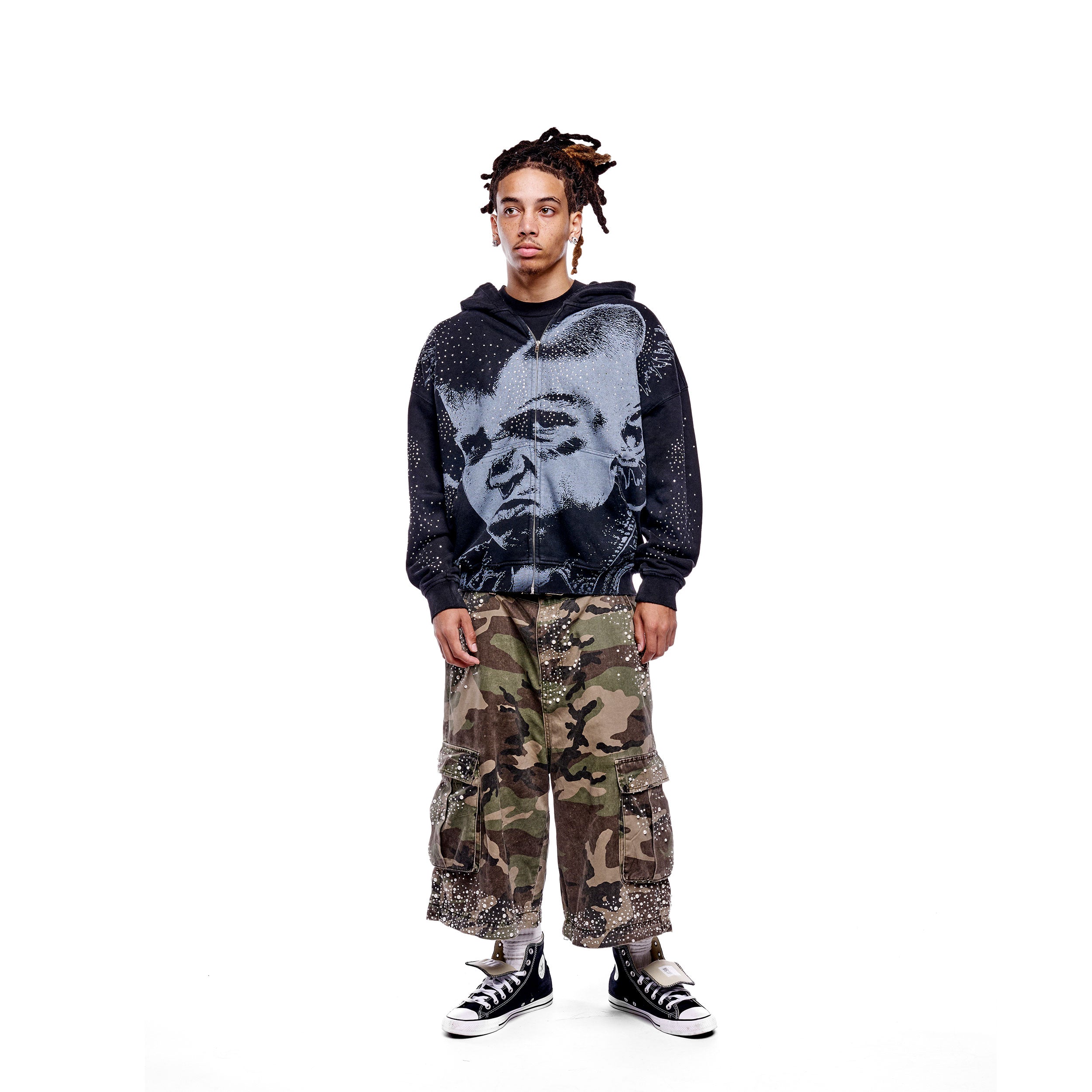 PUNK RIOT ZIP UP HOODIE | Rolling Loud