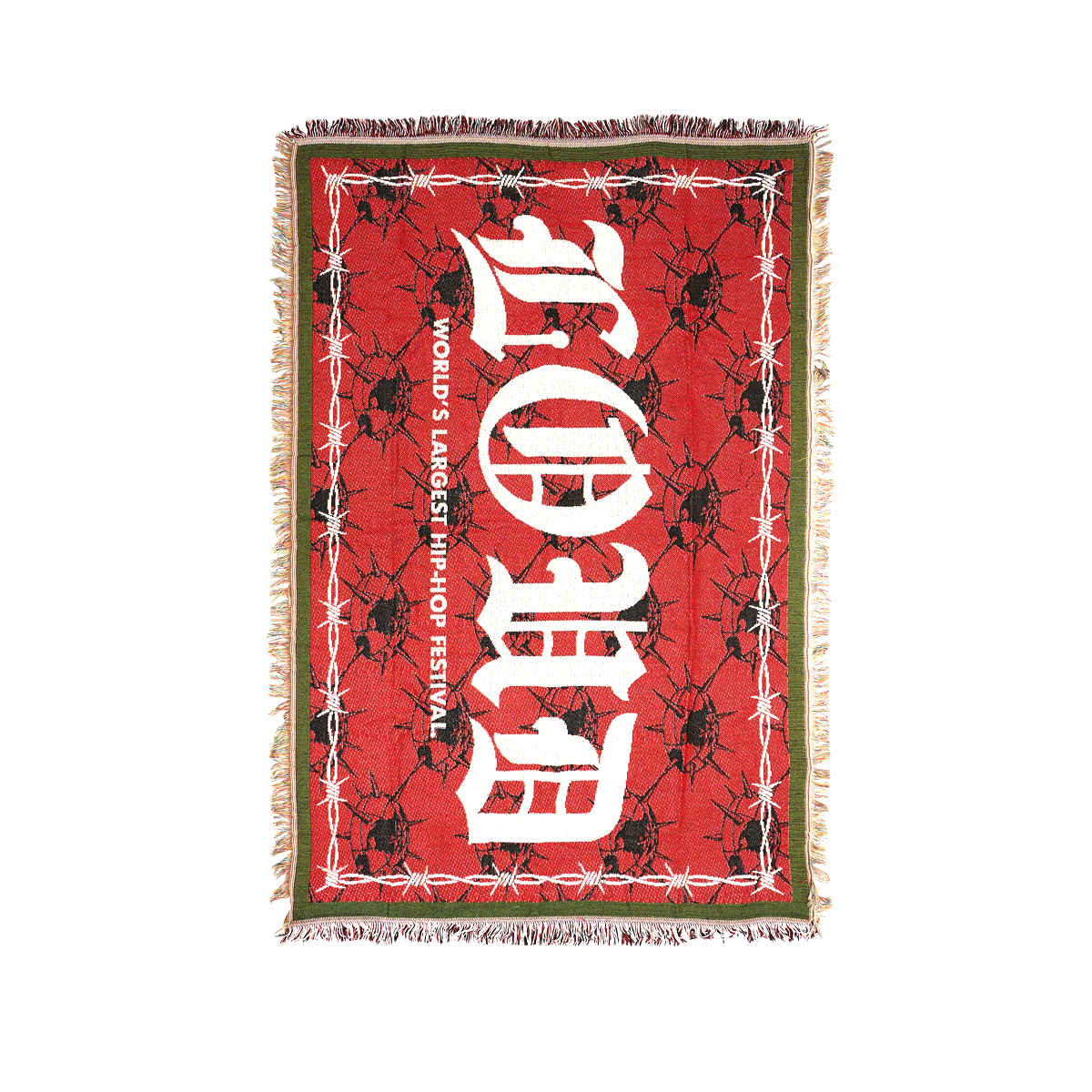 RL Barbed Wire Throw Blanket