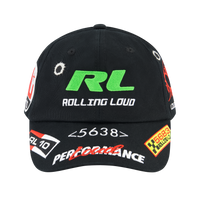 RL Black Patchwork Hat