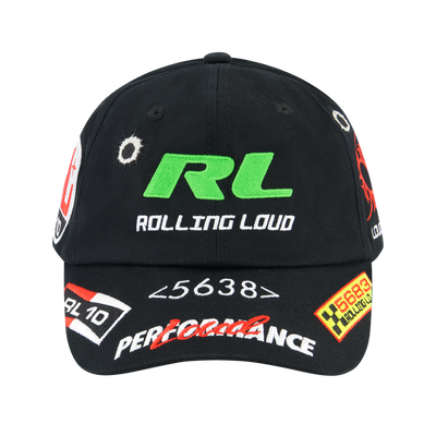 RL Black Patchwork Hat