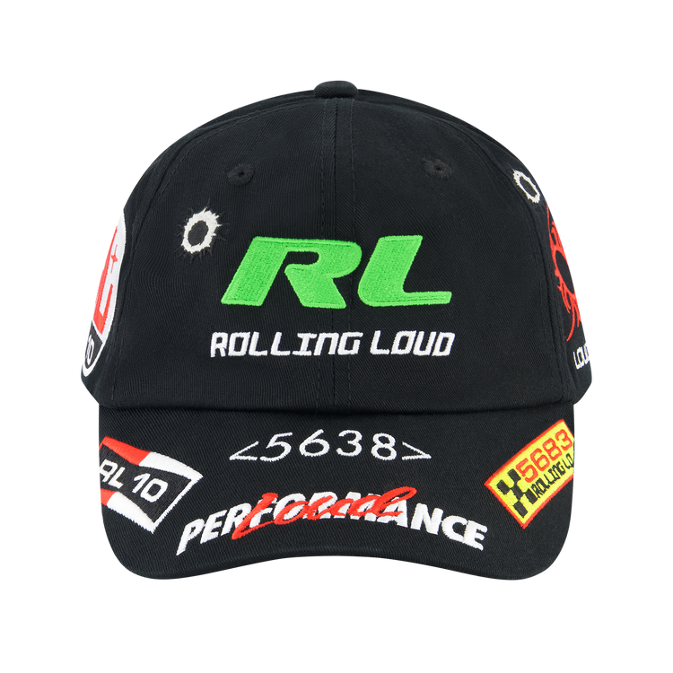 RL Black Patchwork Hat