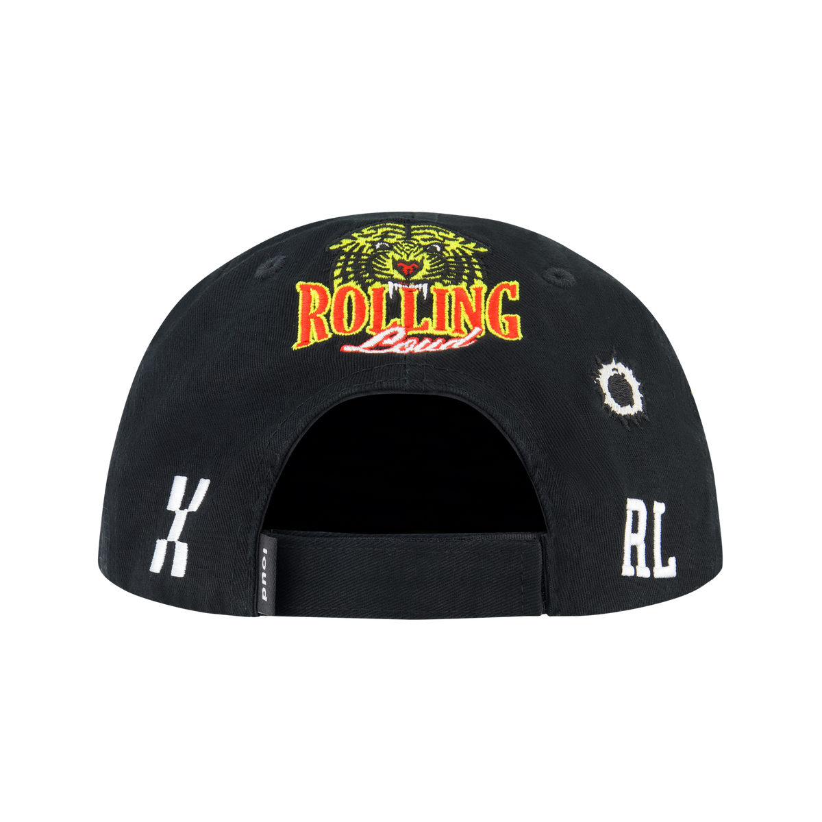 RL Black Patchwork Hat Rolling Loud