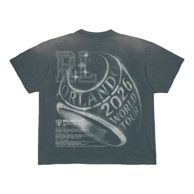 Ring Washed Blue Green Bling US 26 Lineup Tee