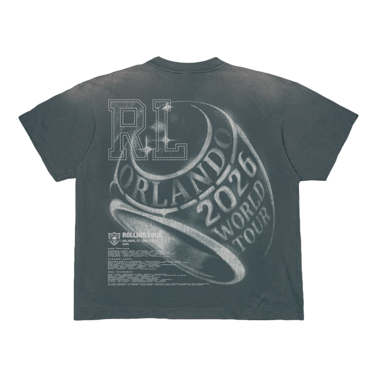 Ring Washed Blue Green Bling US 26 Lineup Tee