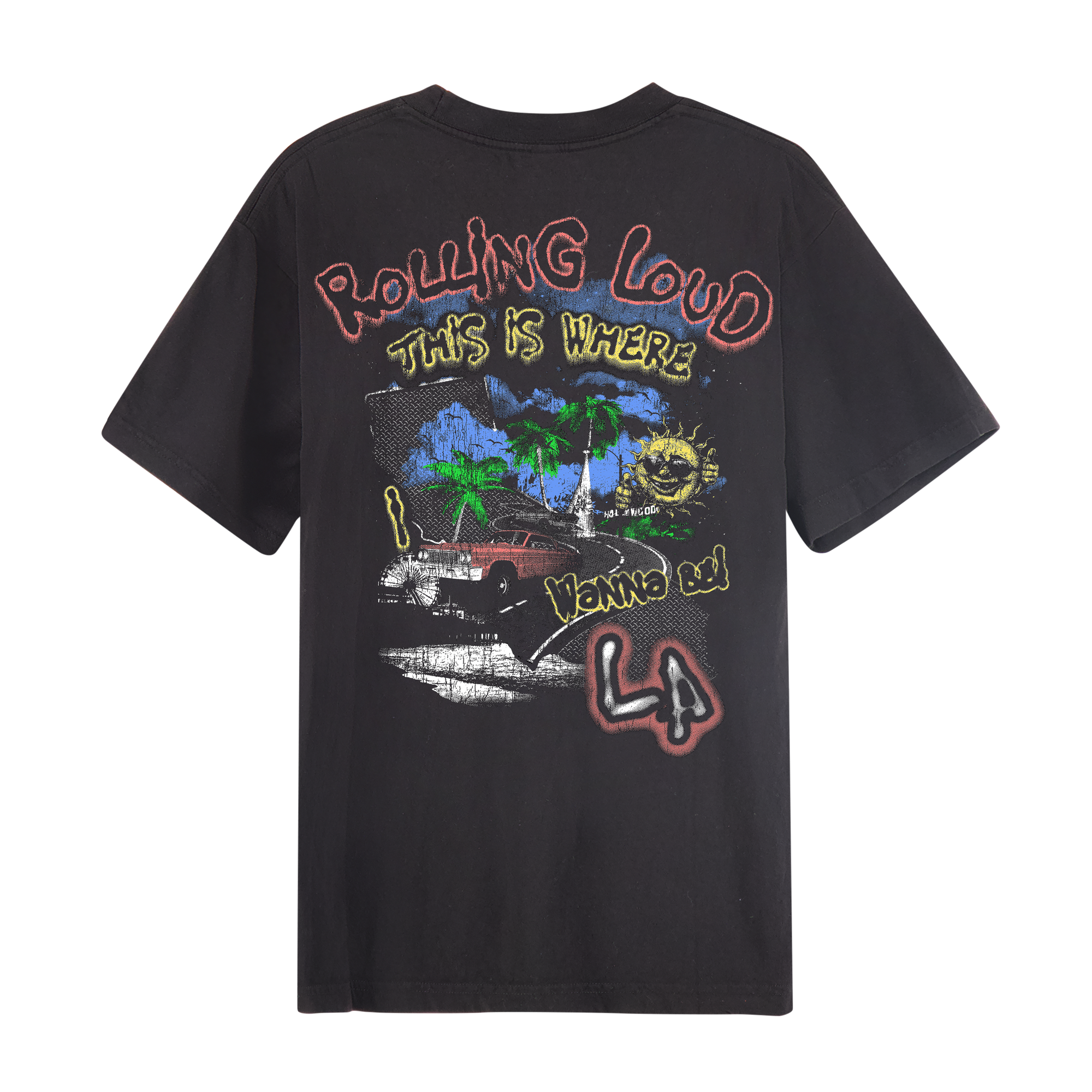 RL LA 25 Wanna Be Black Edge Tee