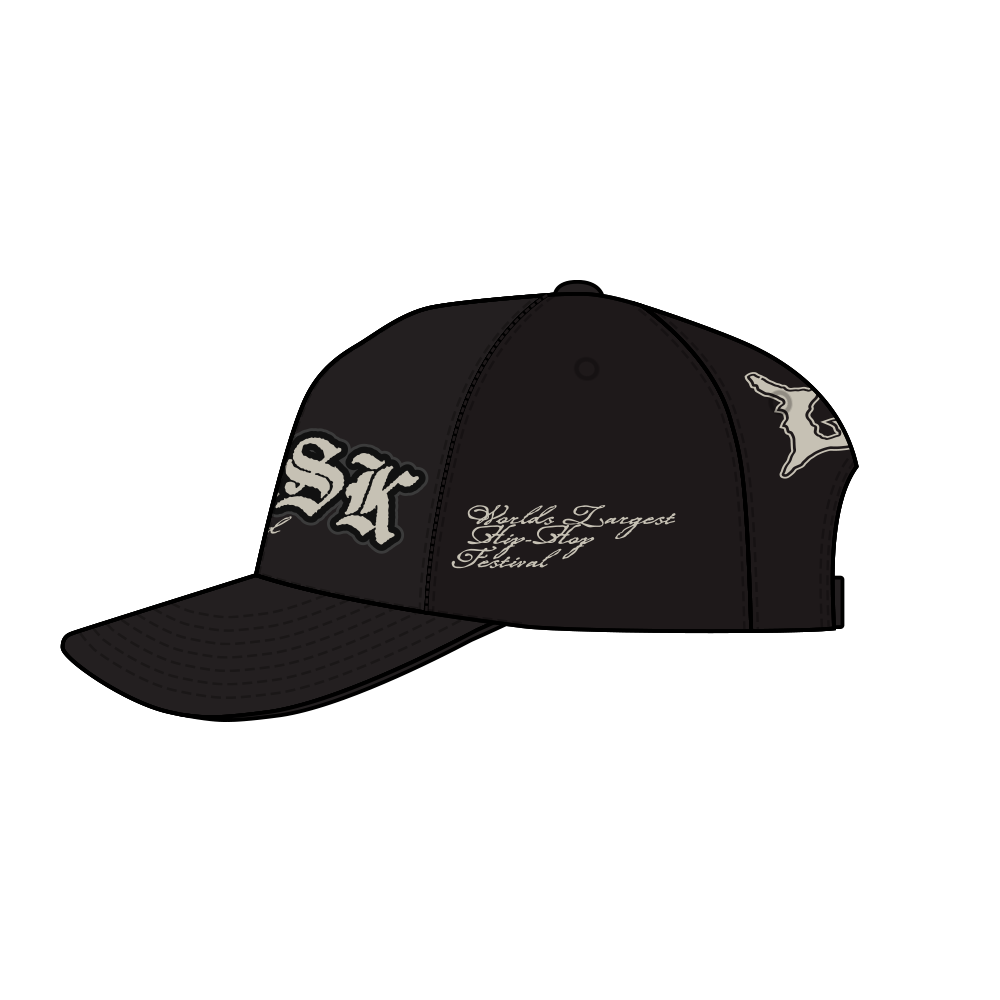 RL X SMTSG Miami 24 Black Distressed Hat