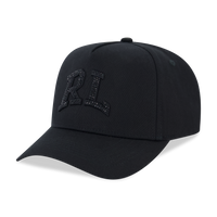 RL BLACK RHINESTONE SNAPBACK HAT