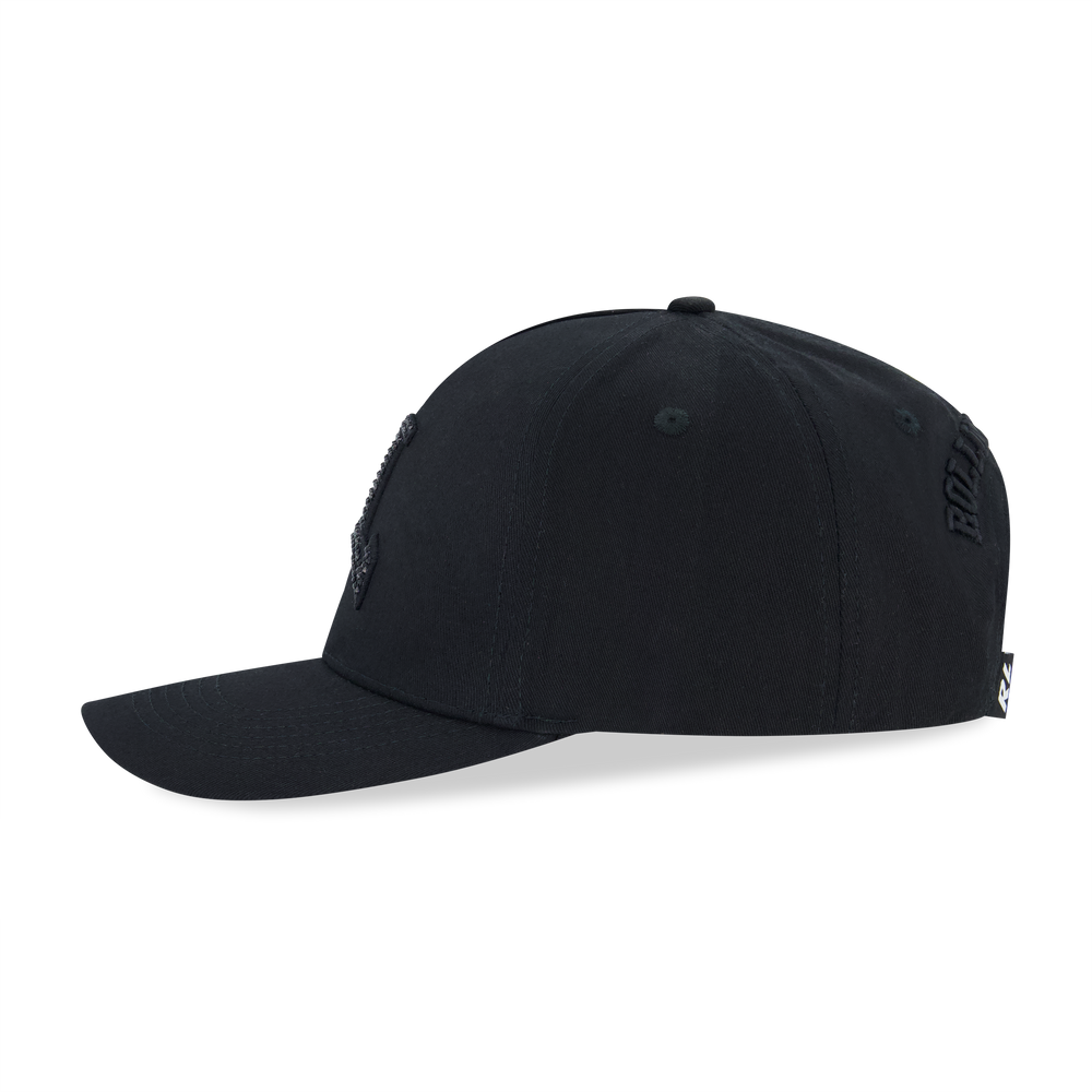 RL BLACK RHINESTONE SNAPBACK HAT