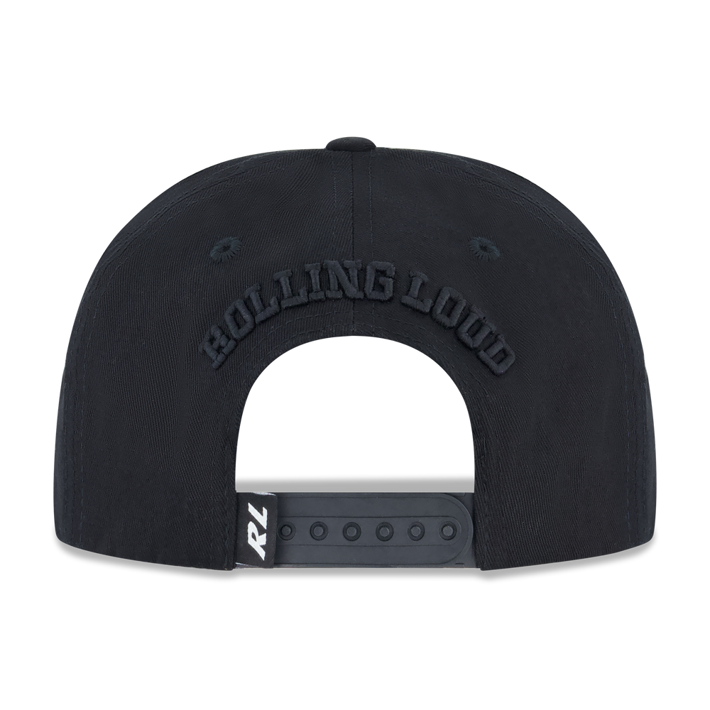 RL LOUD BLACK RHINESTONE SNAPBACK HAT