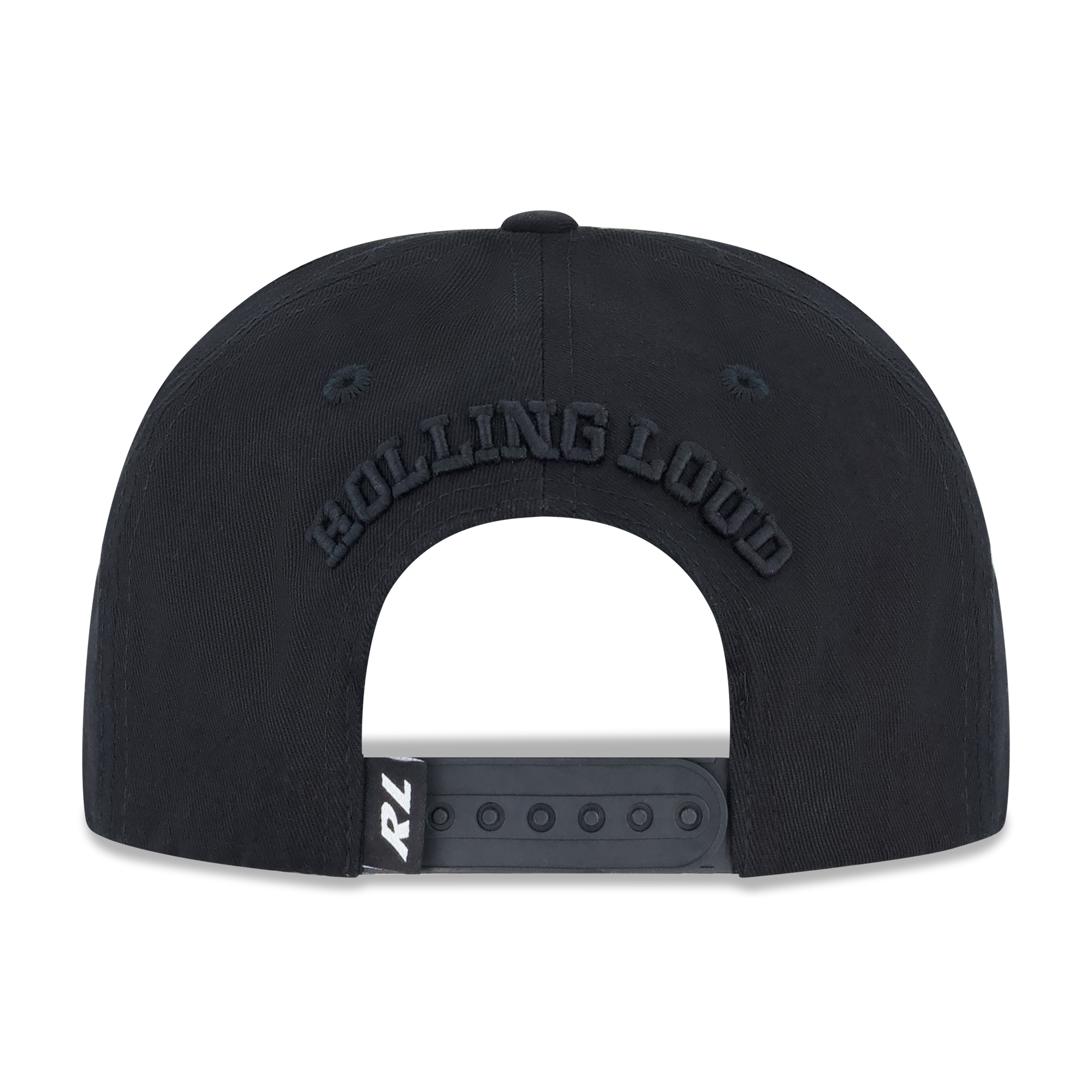 RL LOUD BLACK RHINESTONE SNAPBACK HAT
