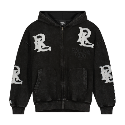 RL APPLIQUE ZIP UP HOODIE