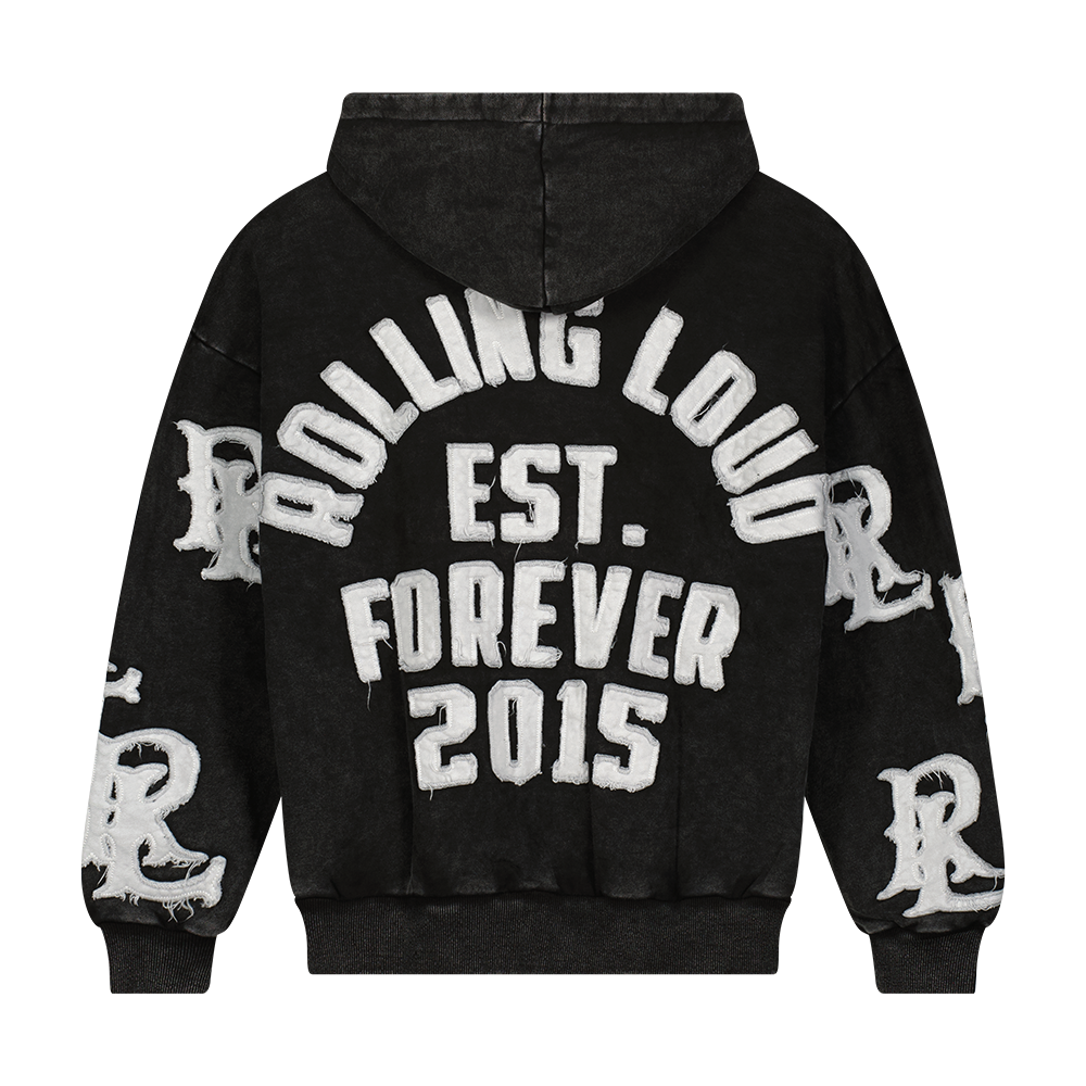 RL APPLIQUE ZIP UP HOODIE