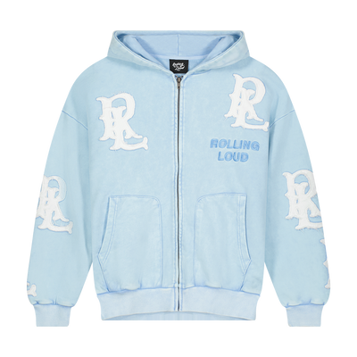RL APPLIQUE ZIP UP HOODIE