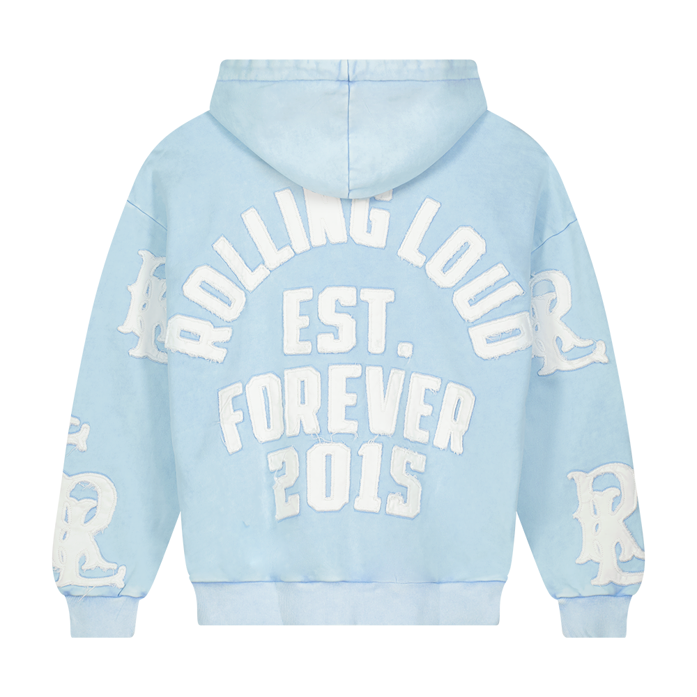 RL APPLIQUE ZIP UP HOODIE