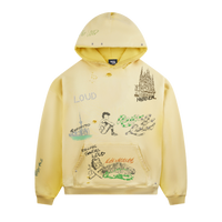 RL All City Sketch Washed Yellow PO Hoodie