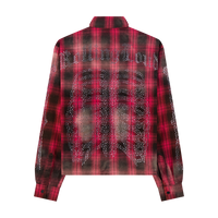 RL BONES FLANNEL SHIRT(RED)