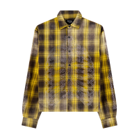 RL BONES FLANNEL SHIRT(YELLOW)
