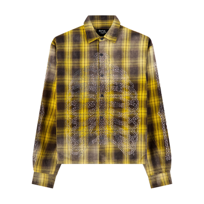 RL BONES FLANNEL SHIRT(YELLOW)