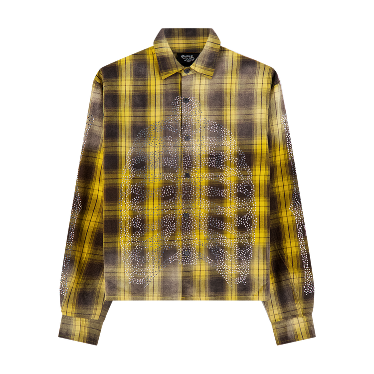 RL BONES FLANNEL SHIRT(YELLOW)