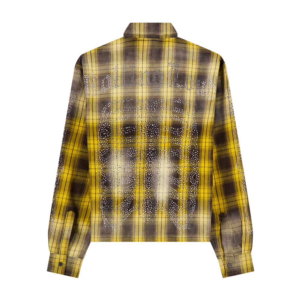RL BONES FLANNEL SHIRT(YELLOW)