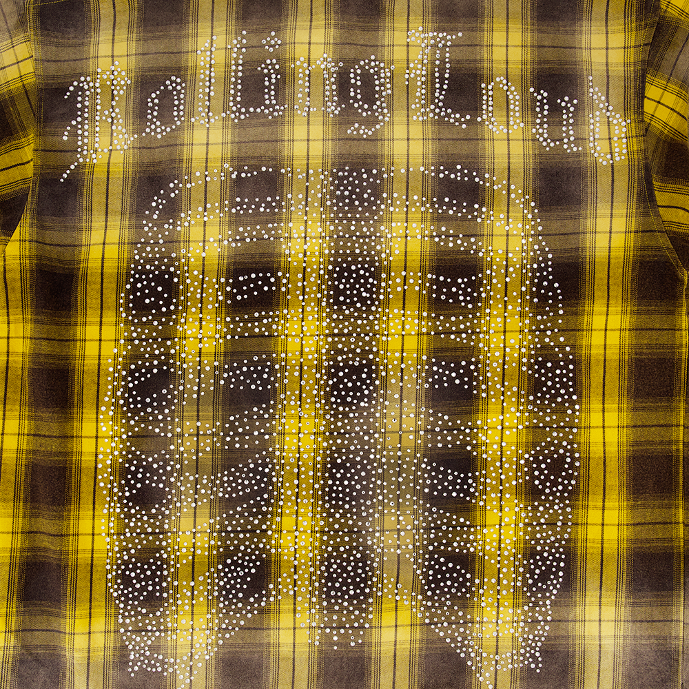 RL BONES FLANNEL SHIRT(YELLOW)