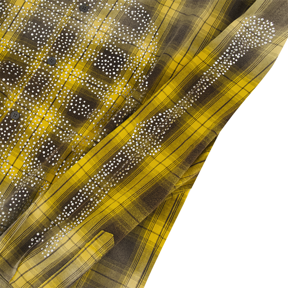 RL BONES FLANNEL SHIRT(YELLOW)