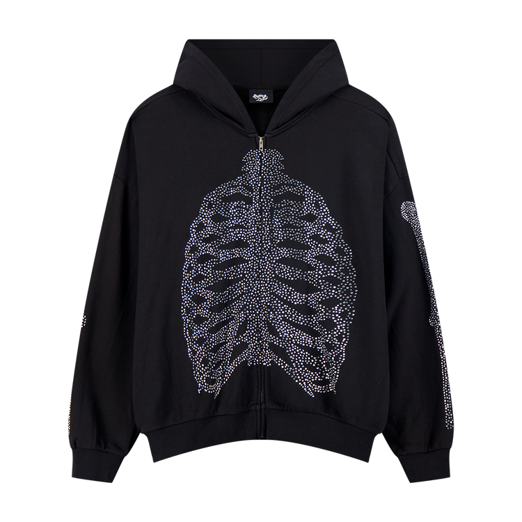 RL BONES ZIP UP HOODIE