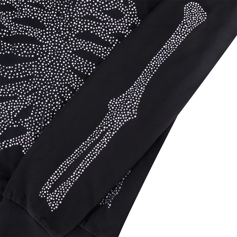 RL BONES ZIP UP HOODIE