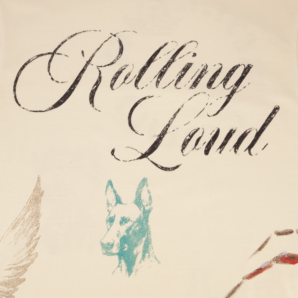 RL Black Book AOP Cream Tee