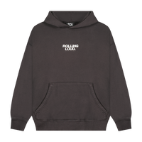 ELWOOD FRIENDS AND FAMILY WASHED BLACK HOODIE