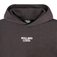 ELWOOD FRIENDS AND FAMILY WASHED BLACK HOODIE