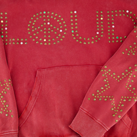 PEACE AND LOUD HOODIE