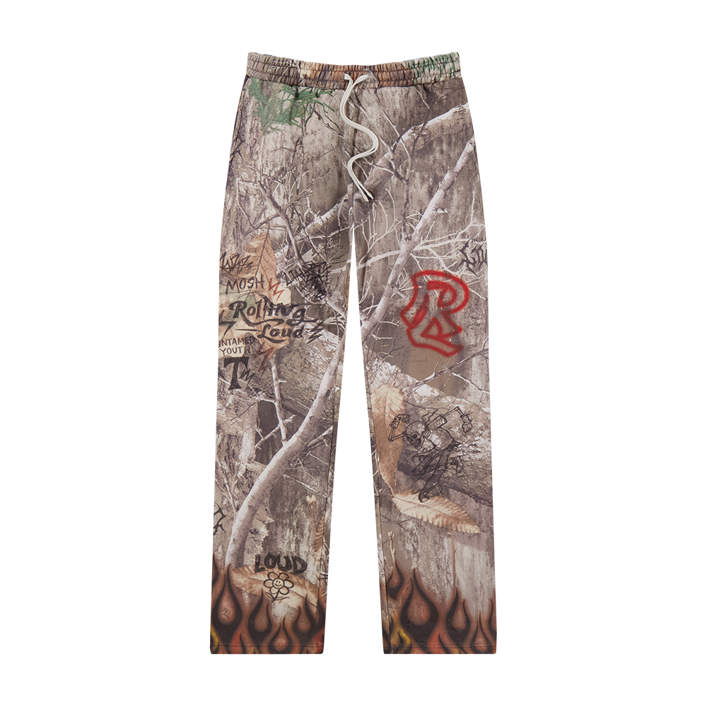 GOTHIC FLAME SWEATPANTS