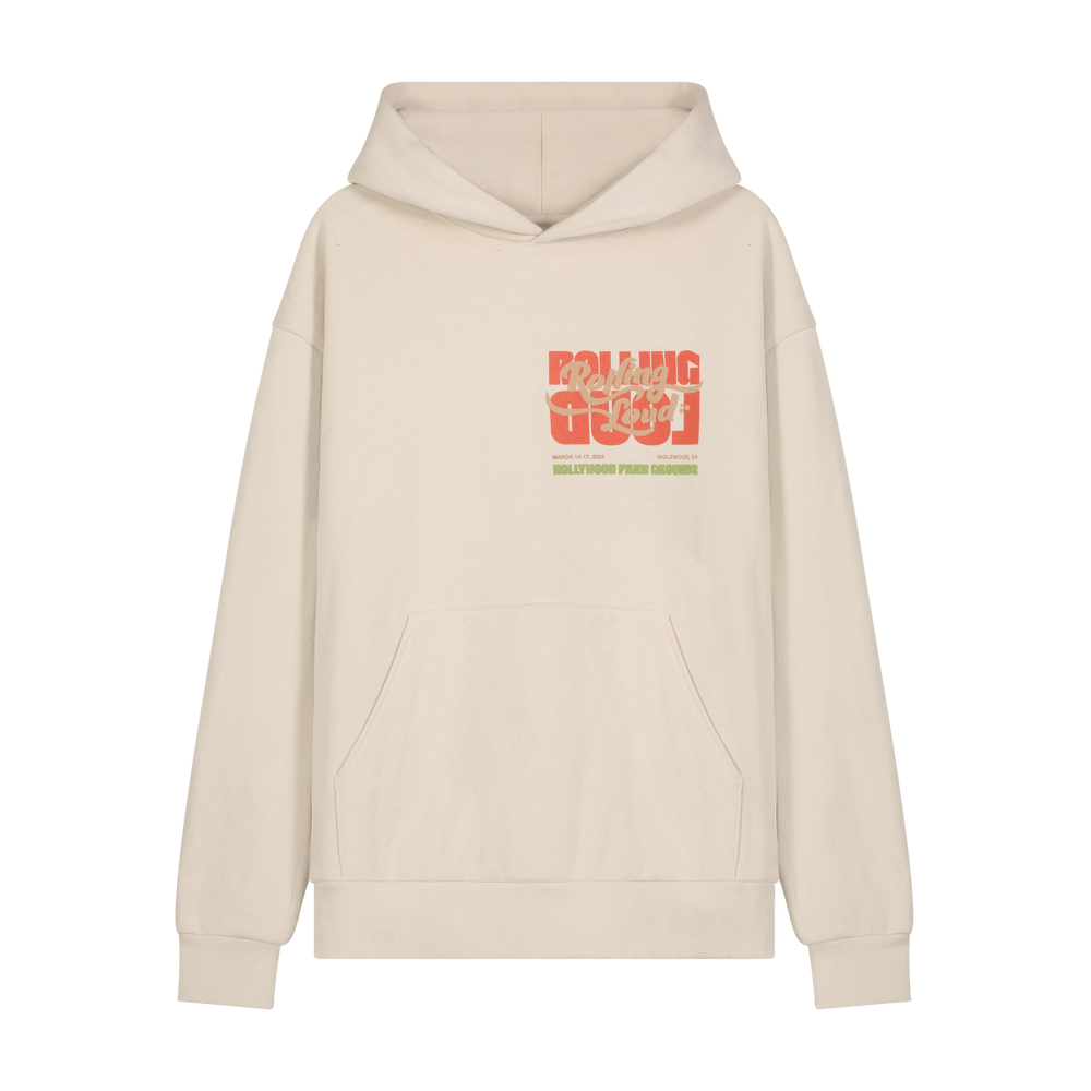 RL LA 24 Fisheye Lineup Ivory Hoodie